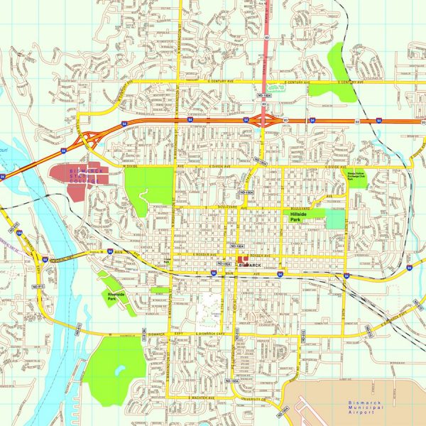 Bismarck map