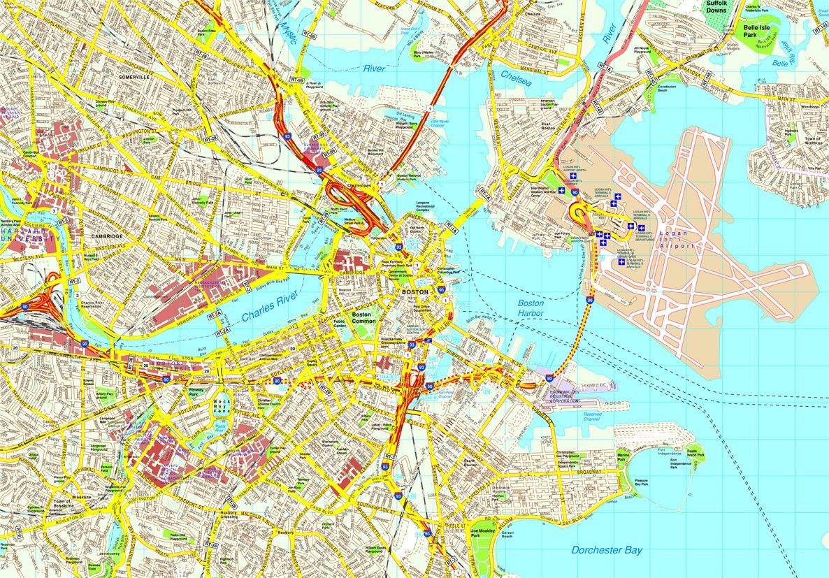 Boston map