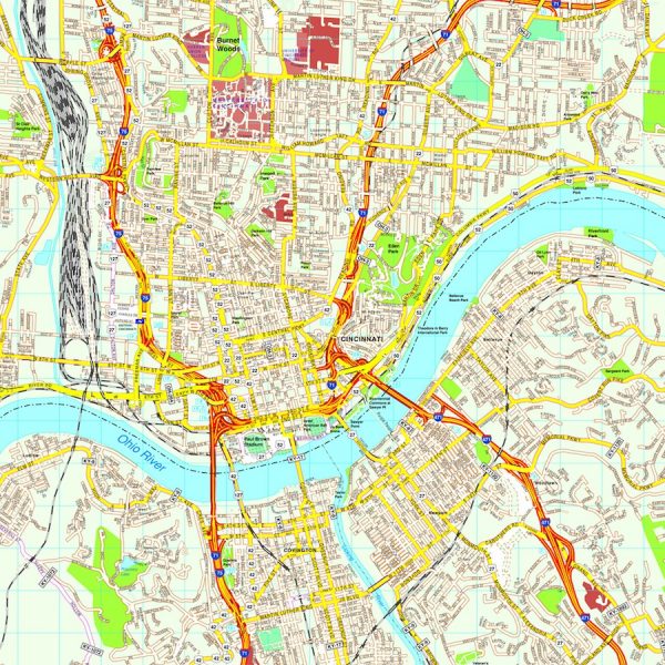 Cincinnati map