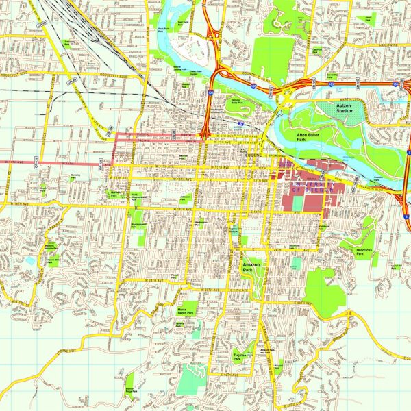 Eugene map