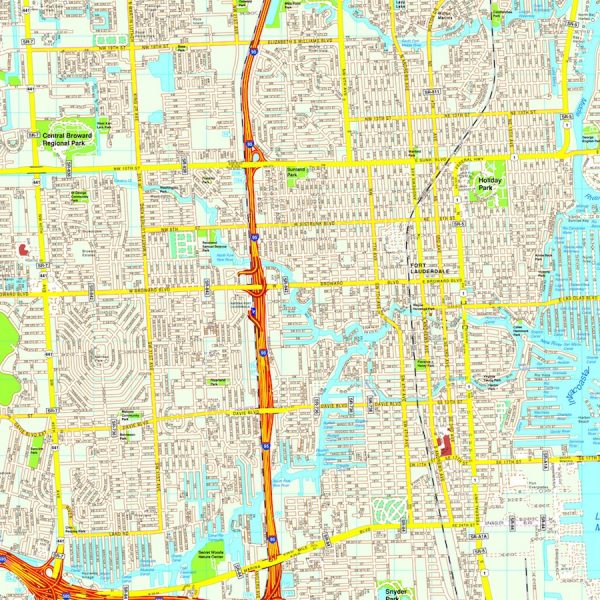 Fort Lauderdale map