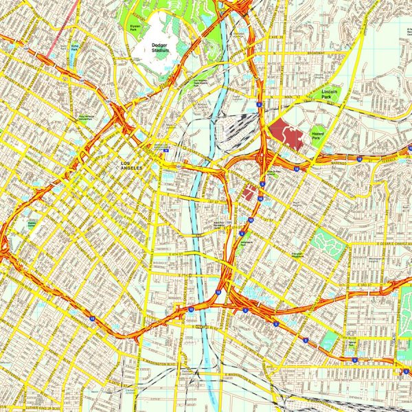 Los Angeles map