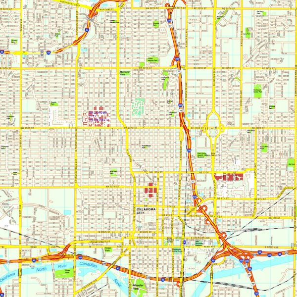 Oklahoma city map