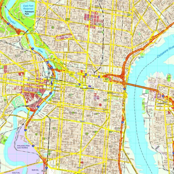 Philadelphia map