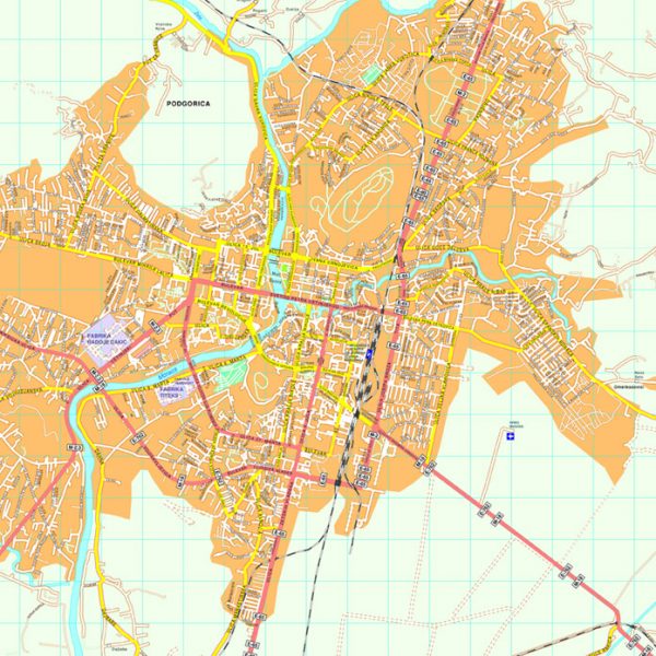 Podgorica map