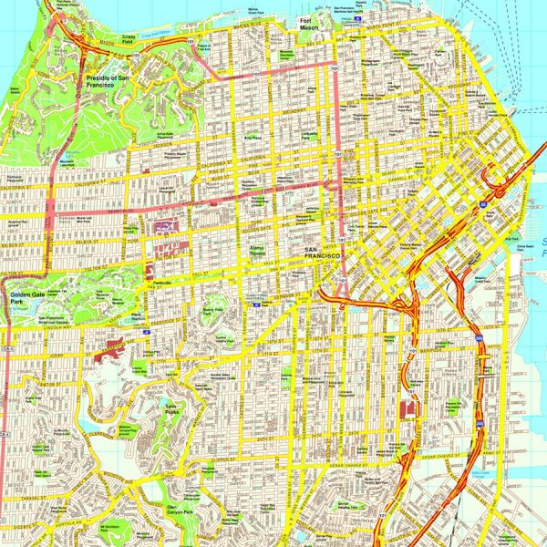 San Francisco map