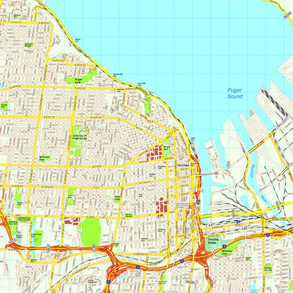 Tacoma map