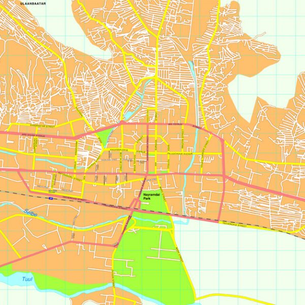 Ulan Bator map