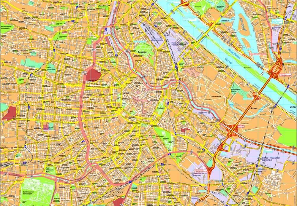 Vienna map