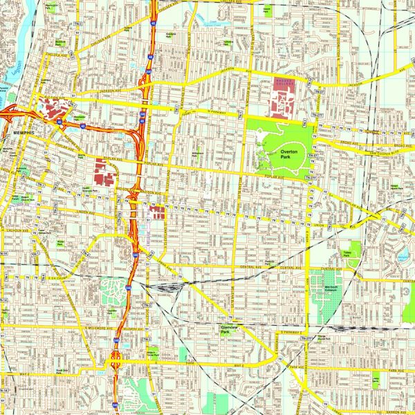 memphis map