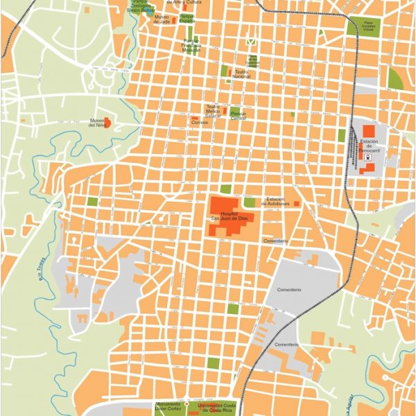 san jose vector map