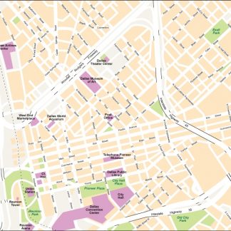 Dallas map