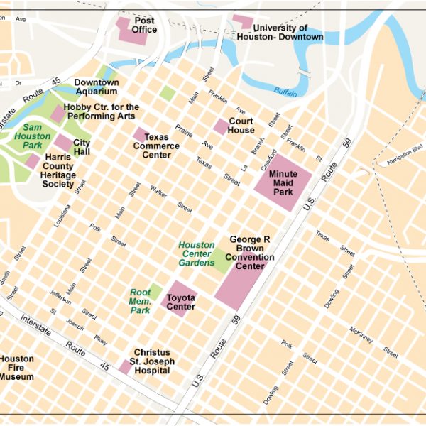 Houston map