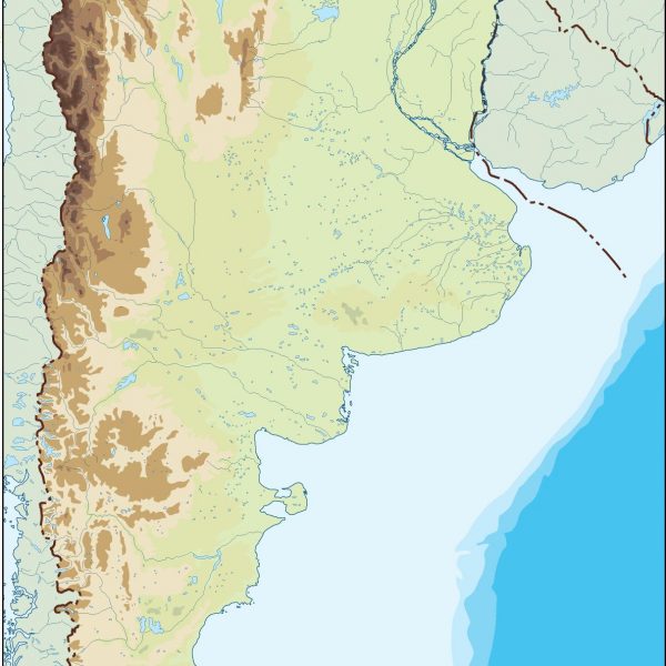 argentina illustrator map
