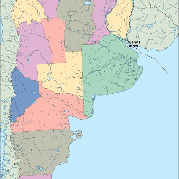 argentina vector map
