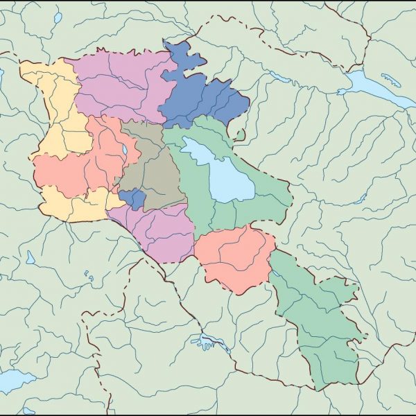 armenia blind map