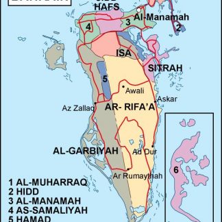 bahrain political map