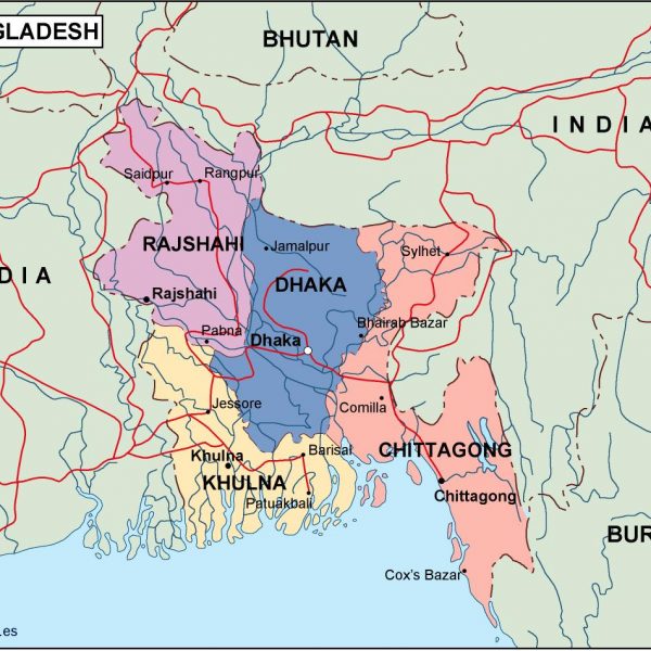 bangladesh political map