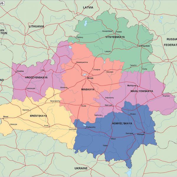 belarus political map