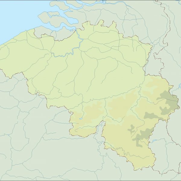 belgium illustrator map