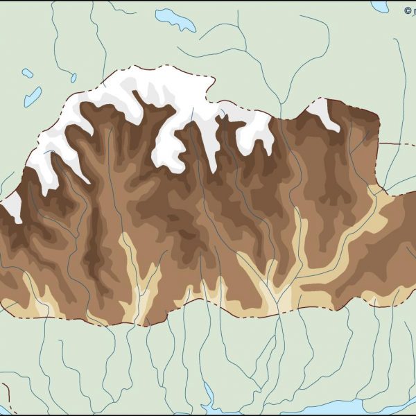 bhutan illustrator map