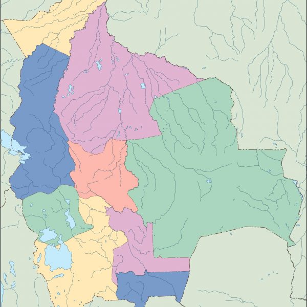 bolivia blind map