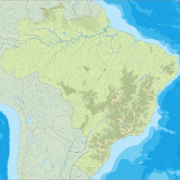 brazil illustrator map
