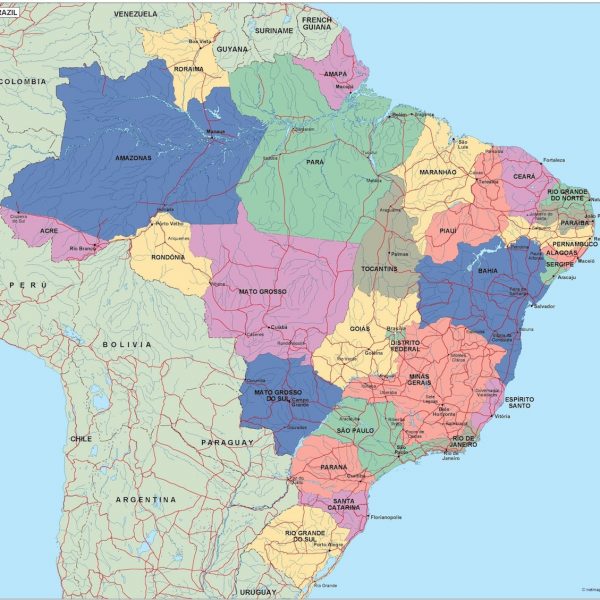 brazil political map