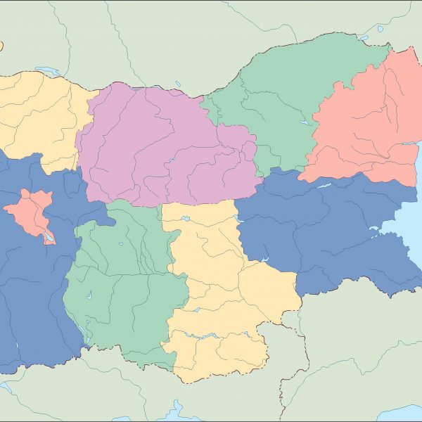 bulgaria blind map