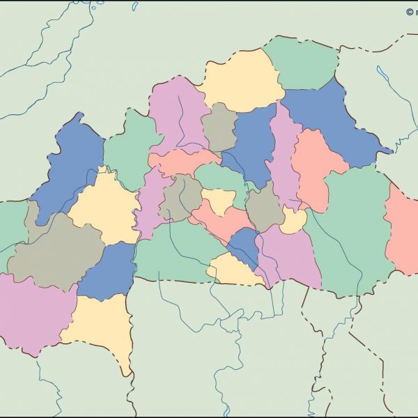 burkina faso blind map