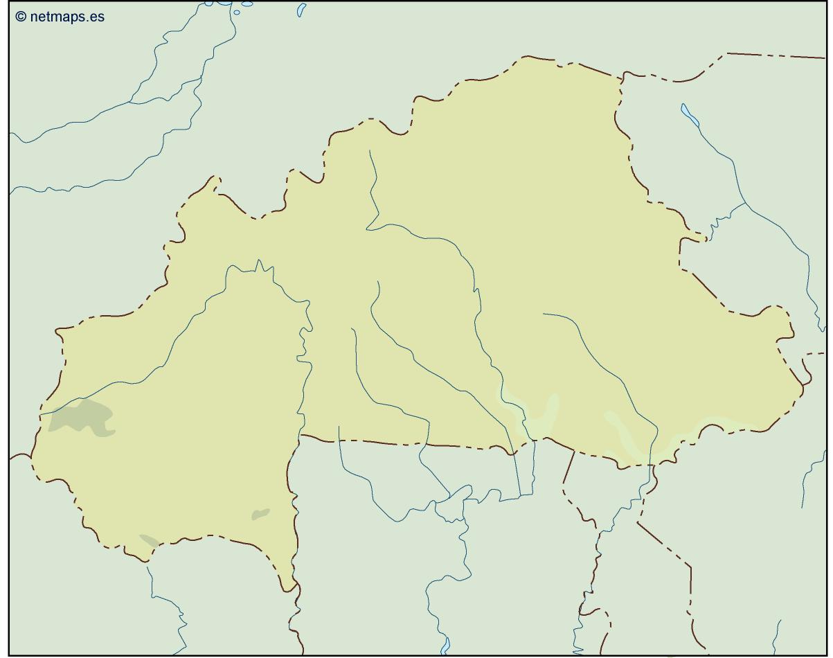 burkina faso illustrator map