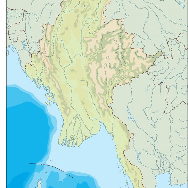 burma illustrator map