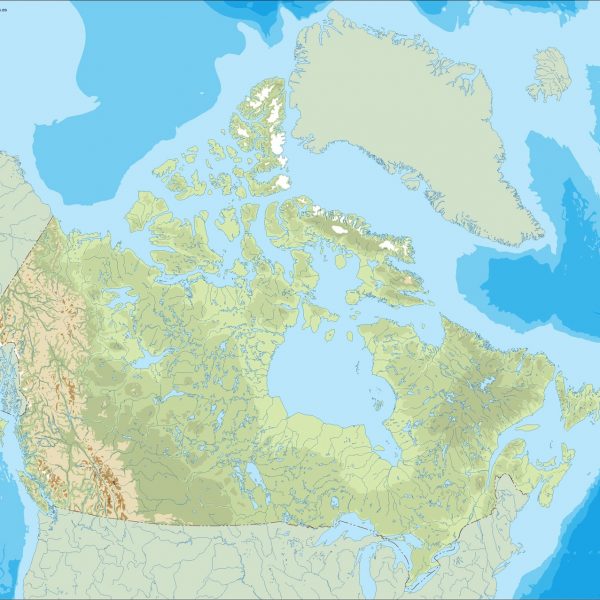 canada illustrator map