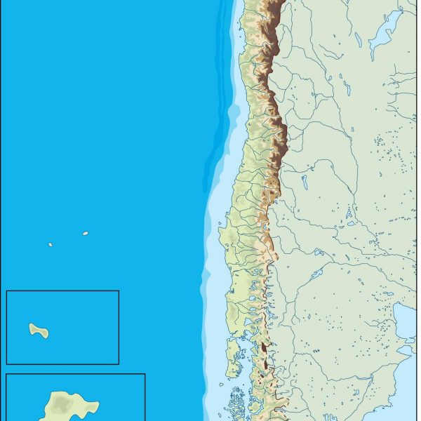 chile illustrator map