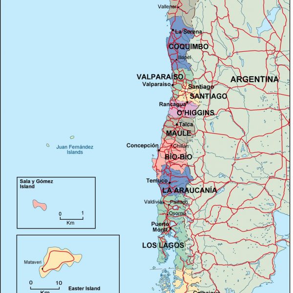 chile political map