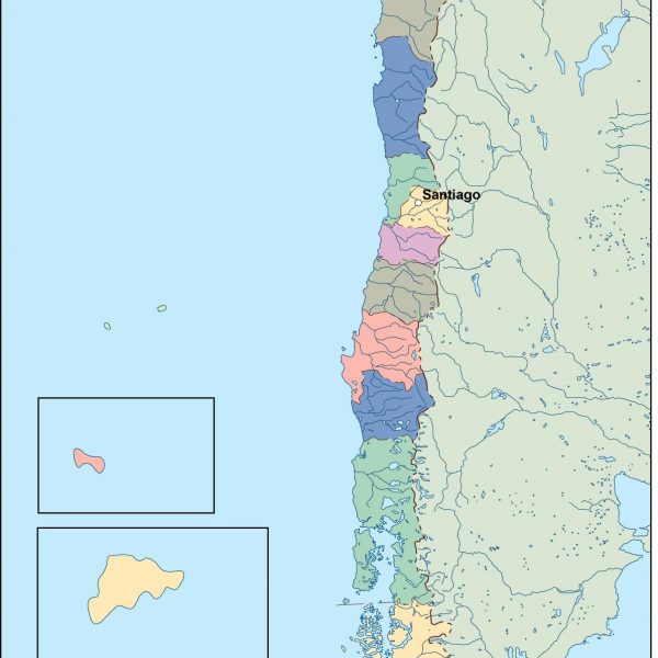 chile vector map