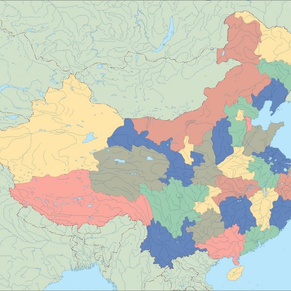 china blind map