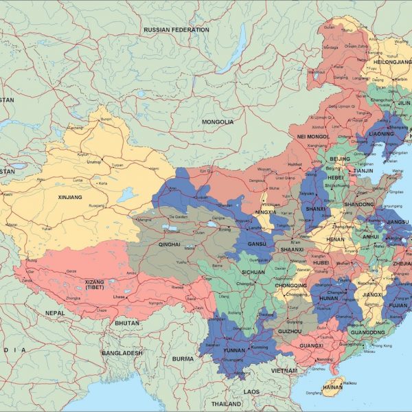 china political map