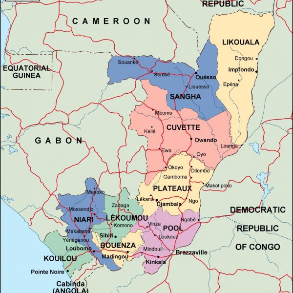 congo political map