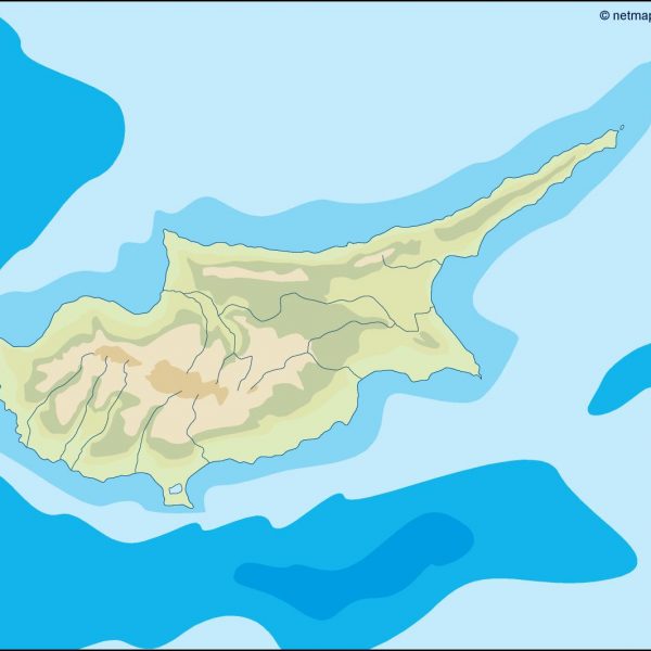 cyprus illustrator map