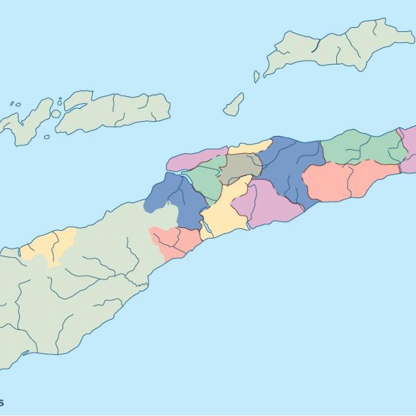 east timor blind map