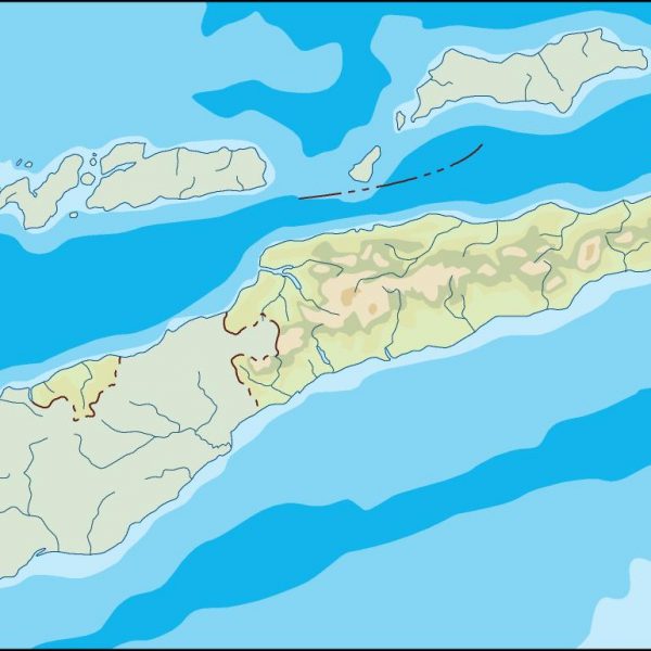 east timor illustrator map