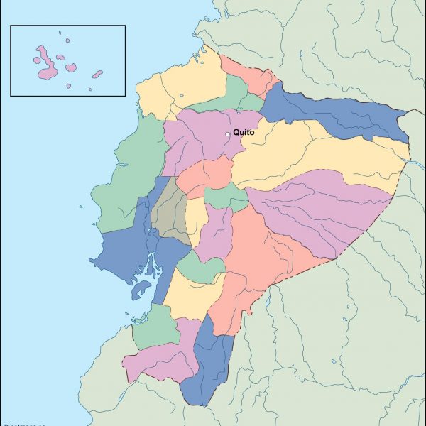 ecuador vector map