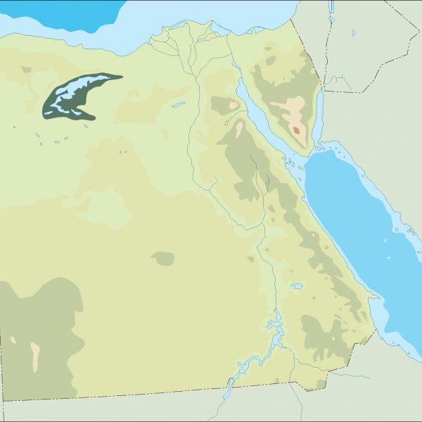 egypt illustrator map