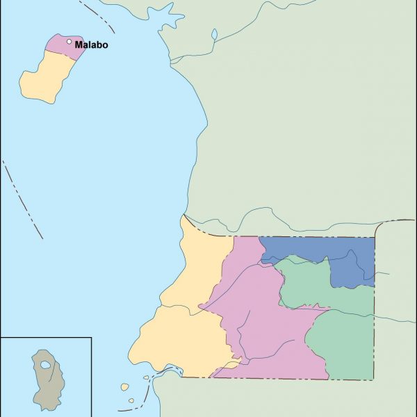equatorial guinea vector map