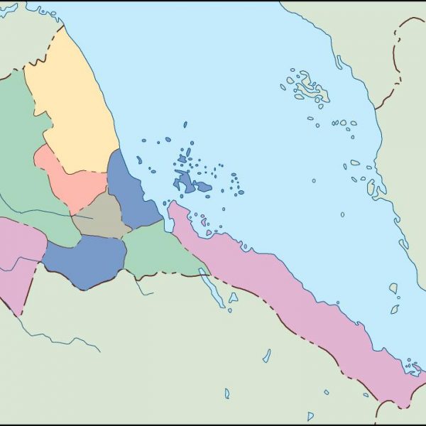 eritrea blind map