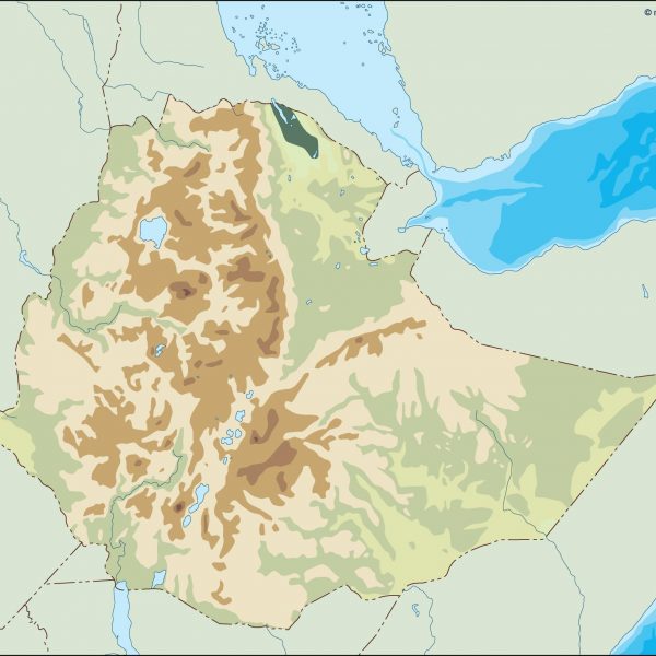 ethiopia illustrator map