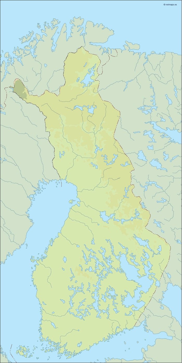 finland illustrator map