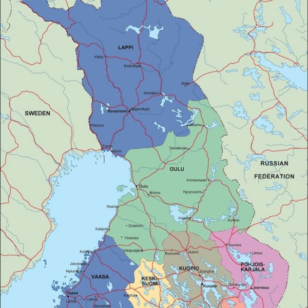 finland political map