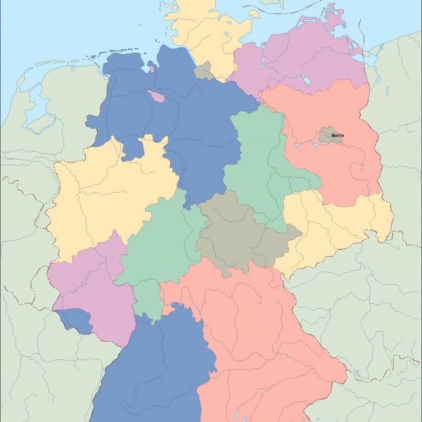 germany vector map